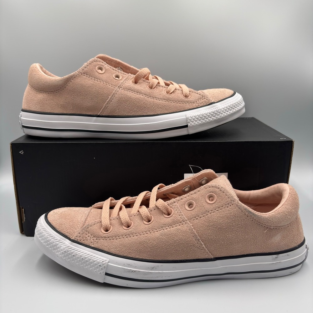 Converse Chuck Taylor All Star Madison Pink Suede Low Sneakers 557979C Womens 10